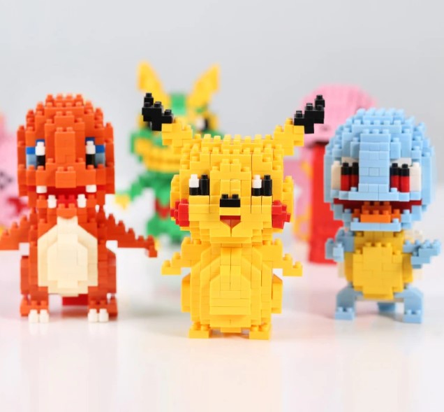 Pokémon Micro Bricks (Sculpture Building Bricks)